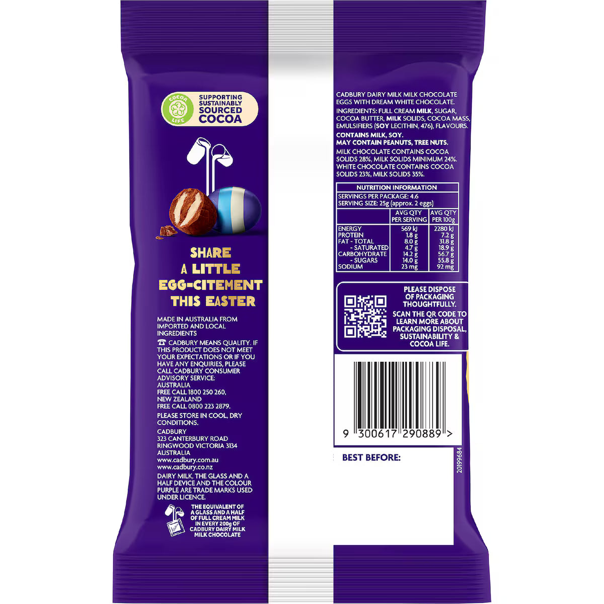 Cadbury Top Deck Chocolate Easter Eggs | 114g