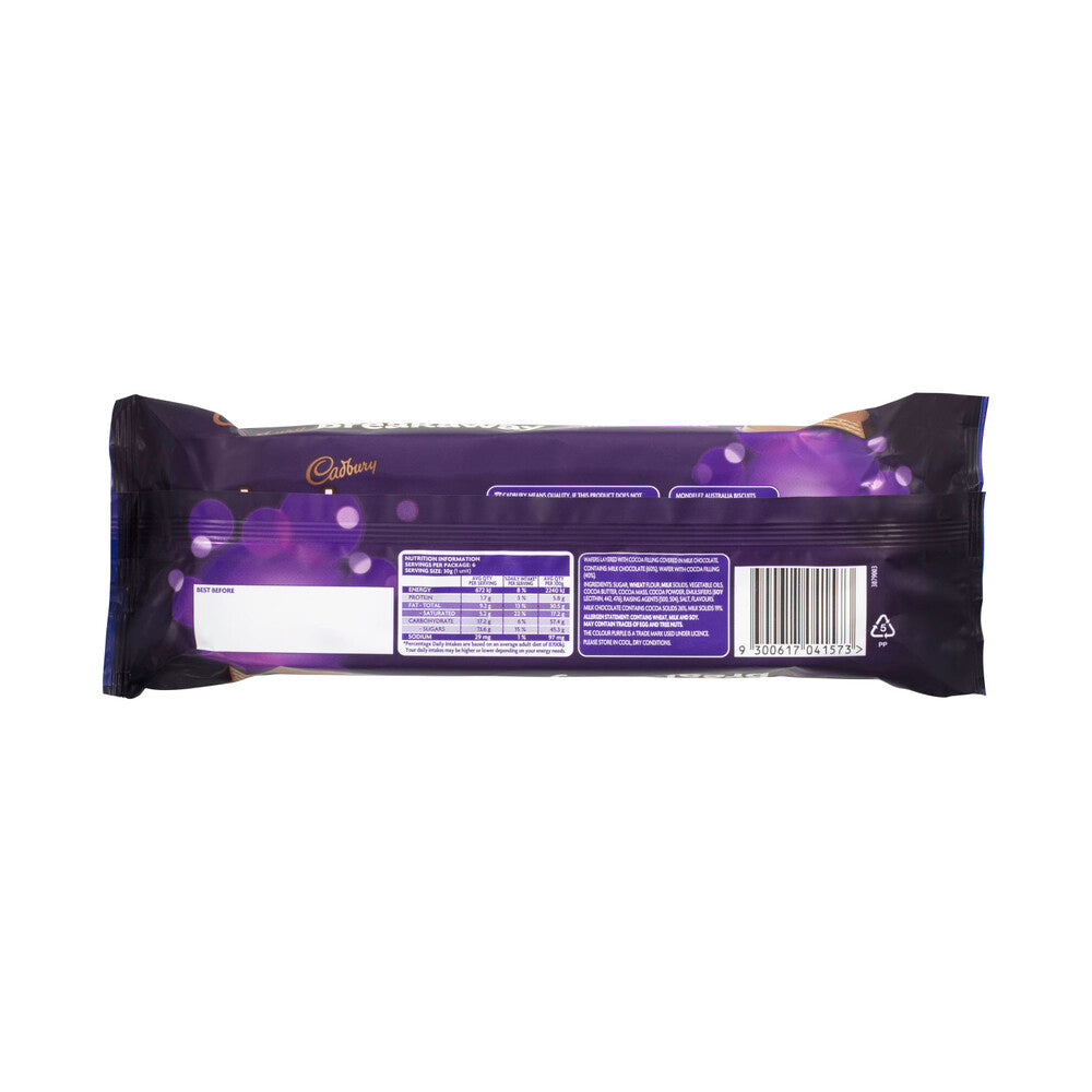 Cadbury Breakaway Milk Chocolate Wafer Biscuits | 180g