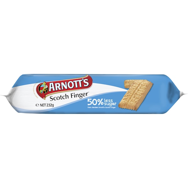 Arnott's 50% Less Sugar Scotch Finger Biscuits | 232g