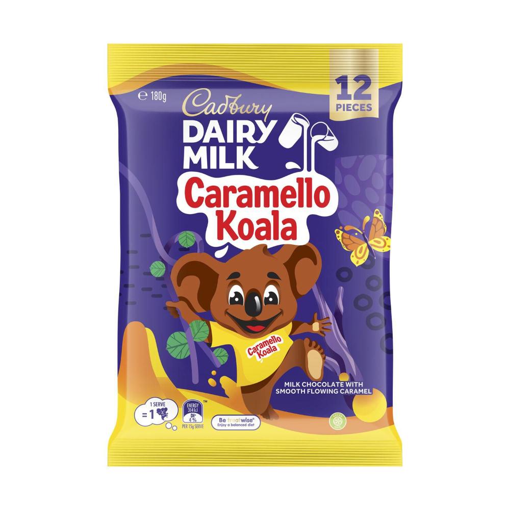 Cadbury Dairy Milk Caramello Koala 12 Pack | 180g