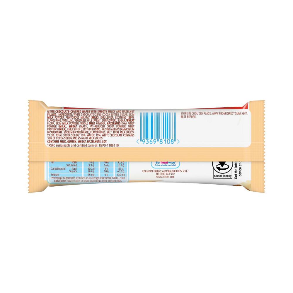 Kinder Bueno White Chocolate Bar | 39g
