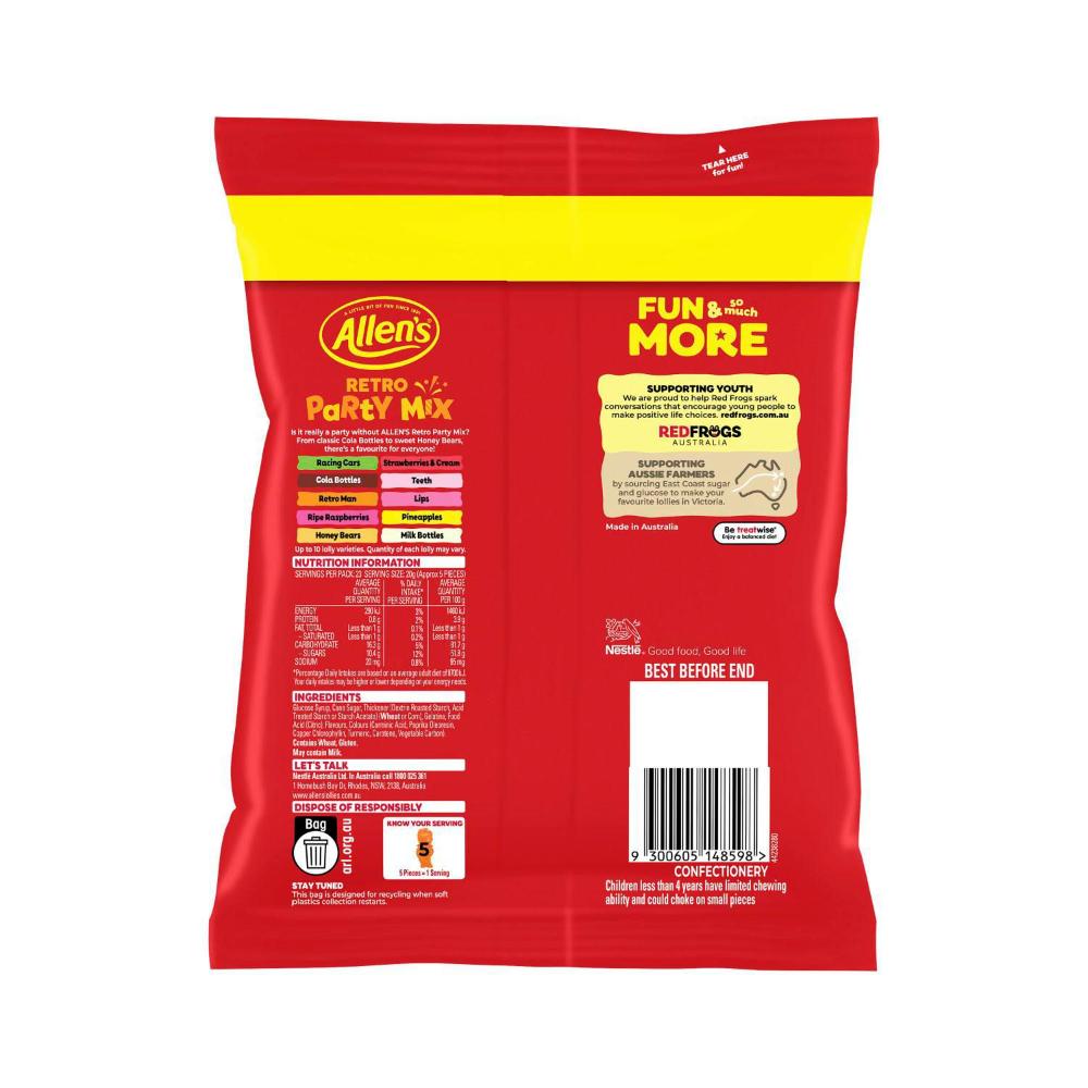 Allen’s Retro Party Mix – Nostalgic Candy Variety Bag (470g)