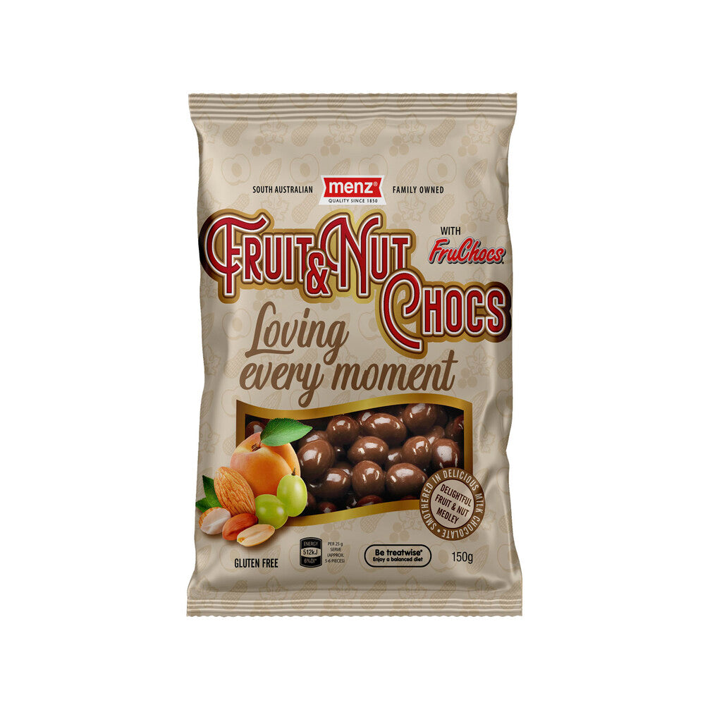 Menz Fruit & Nut Chocs with FruChocs | 150g