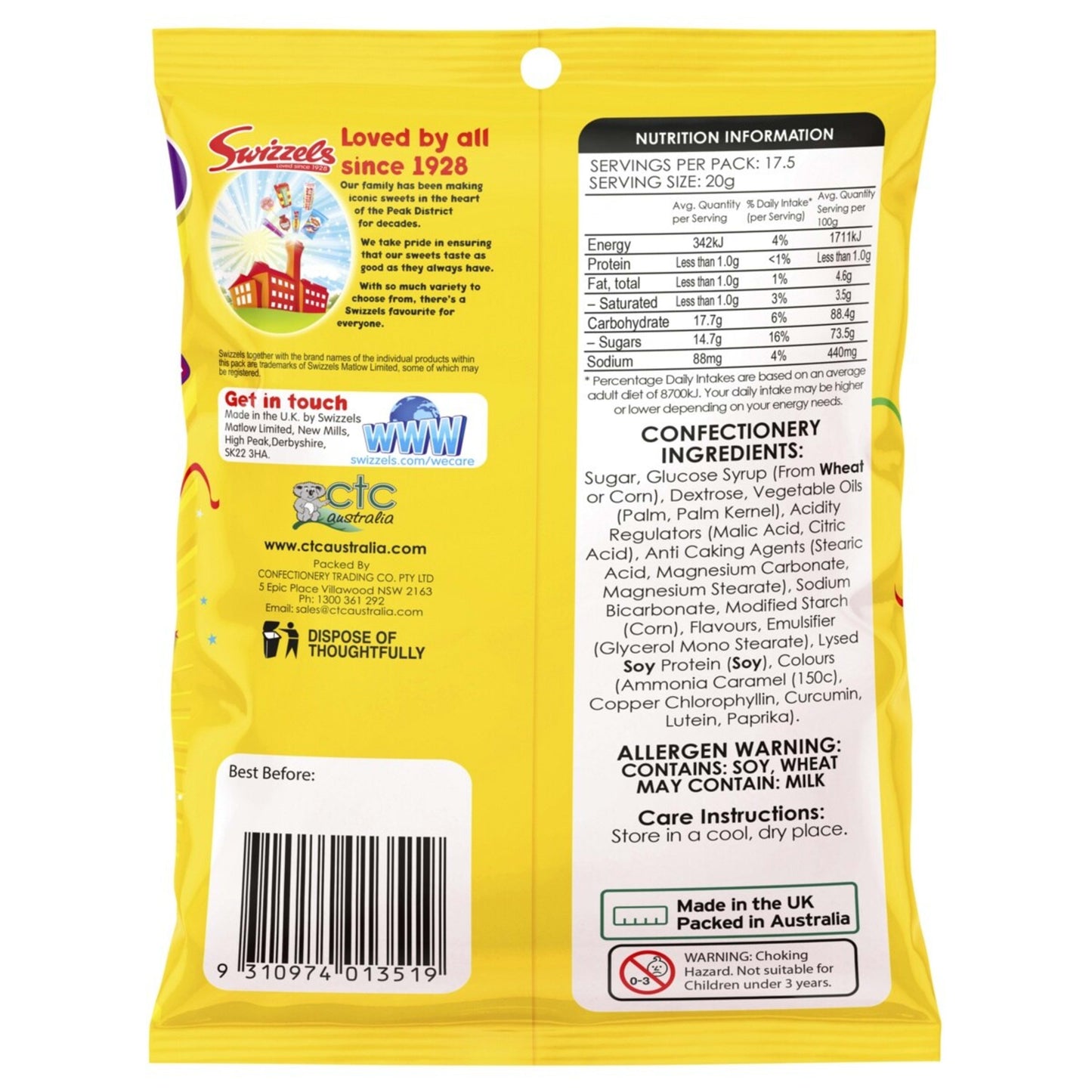 Swizzels Scrumptious Sweets | 350g