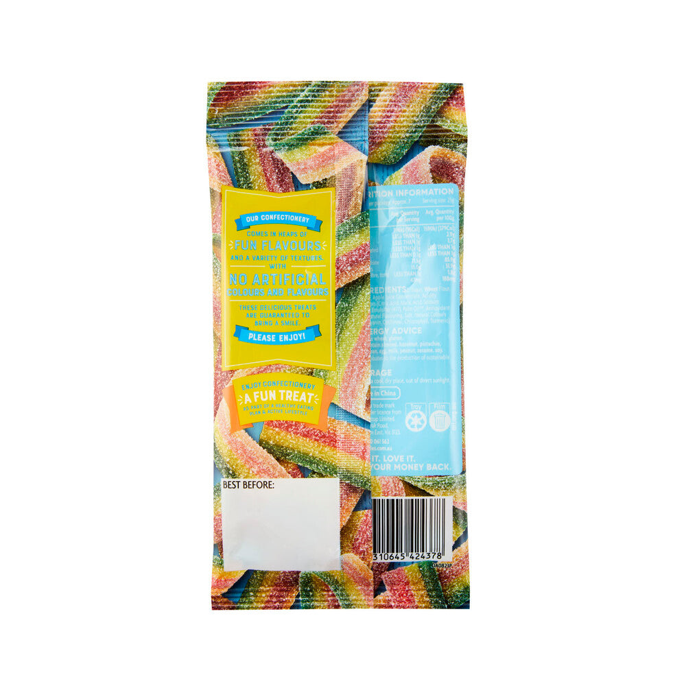 Coles Sour Rainbow Straps | 170g