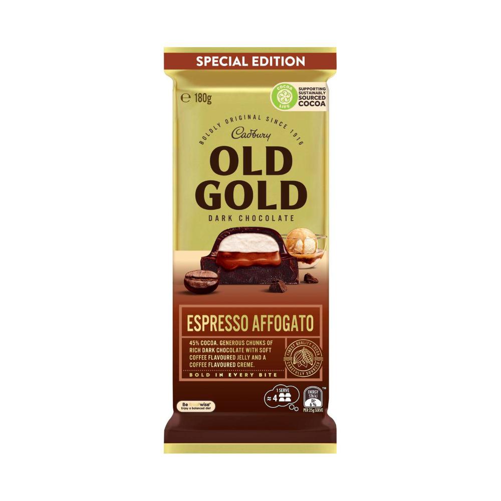 Cadbury Old Gold Espresso Affogato Dark Chocolate Block | 180g