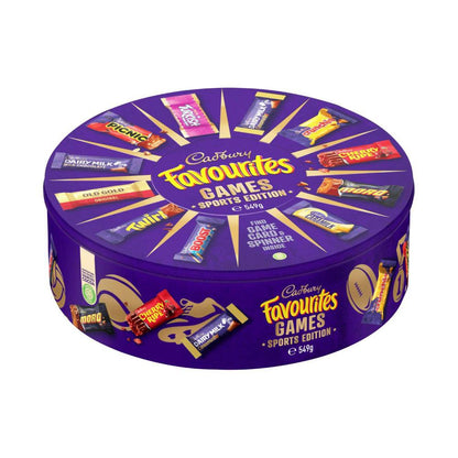 Cadbury Favourites Games Sports Edition Tin | 549g