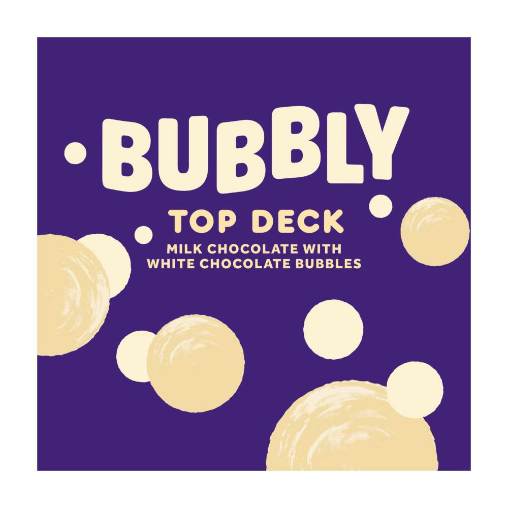 Cadbury Bubbly Top Deck Chocolate Block | 160g