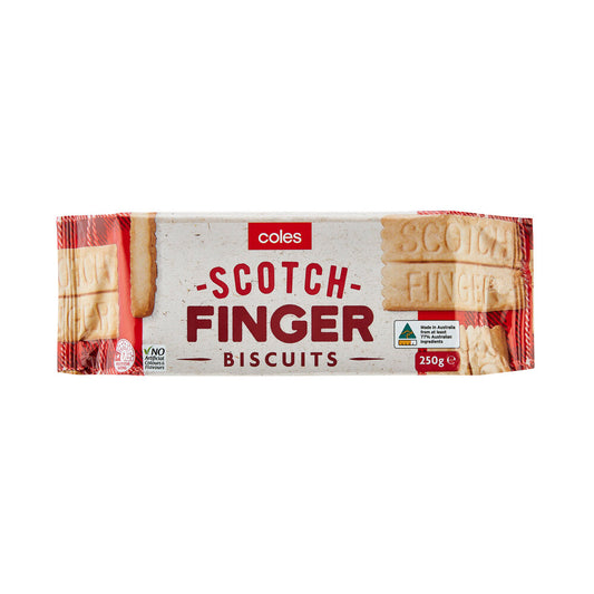 Coles Scotch Finger Biscuits | 250g