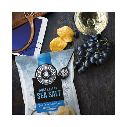 Red Rock Deli Potato Chips Sea Salt | 165g