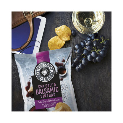 Red Rock Deli Sea Salt & Balsamic Vinegar Potato Chips | 165g