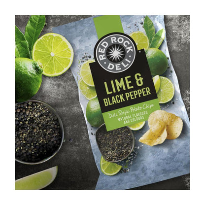 Red Rock Deli Potato Chips Lime & Pepper | 165g