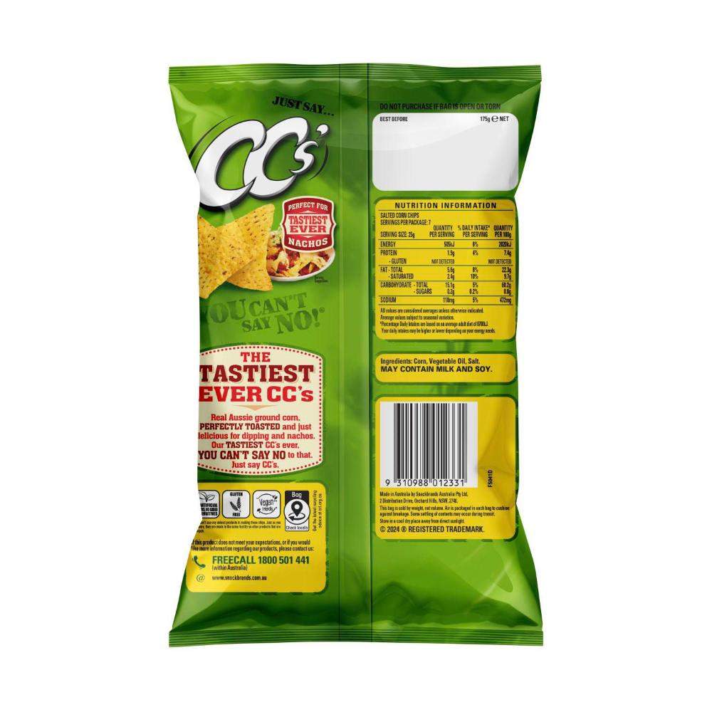 CC's Original Salted Corn Chips | 175g
