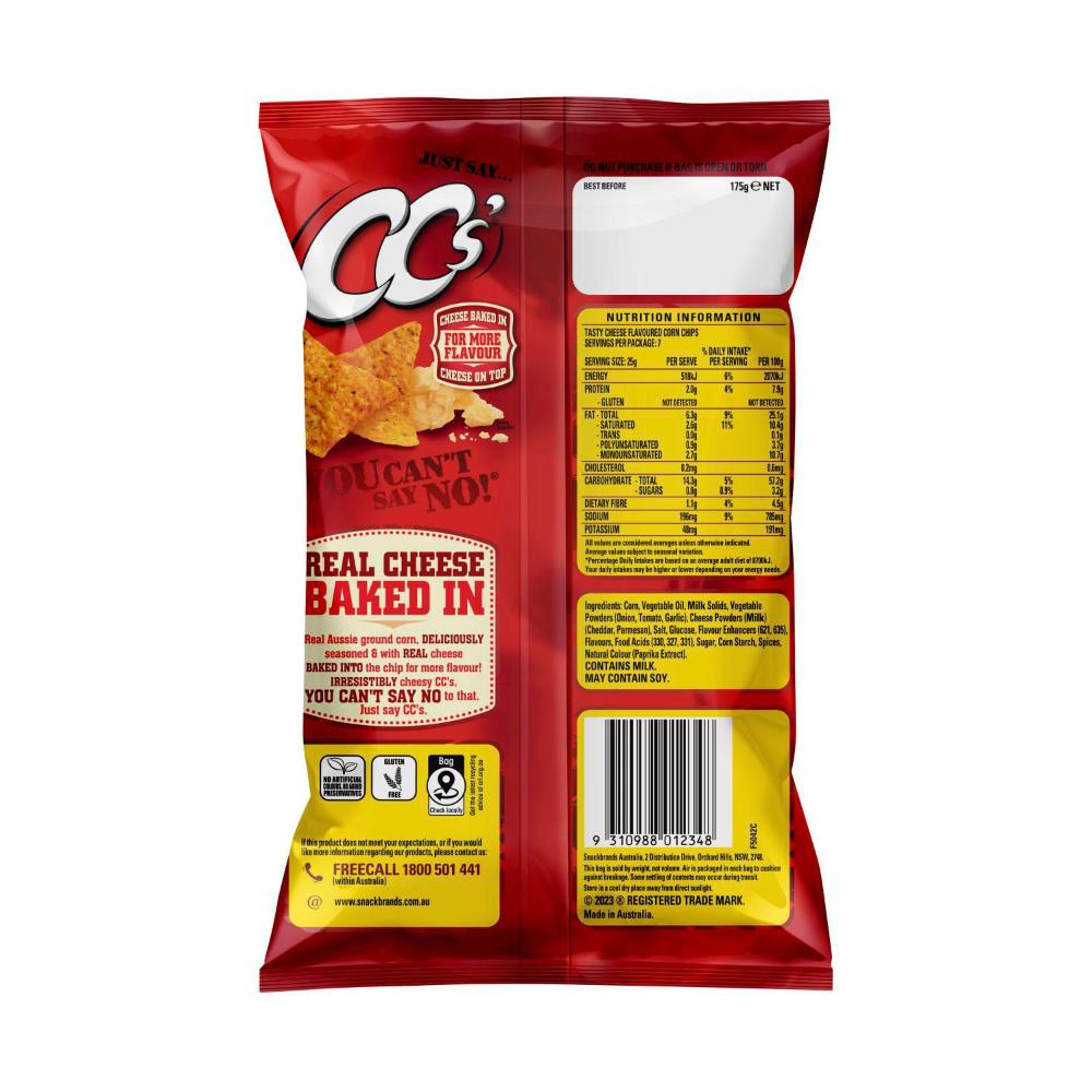 CC's Tasty Cheese Corn Chips | 175g