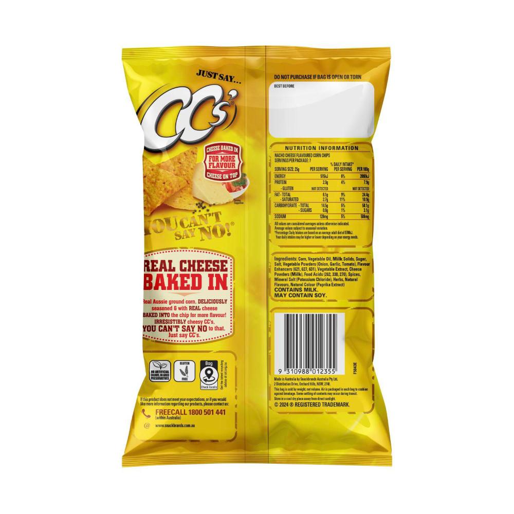 CC's Nacho Cheese Corn Chips | 175g