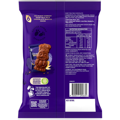 Cadbury Dairy Milk Bunnies | Chocolate Easter Bunny Sharepack | 204g
