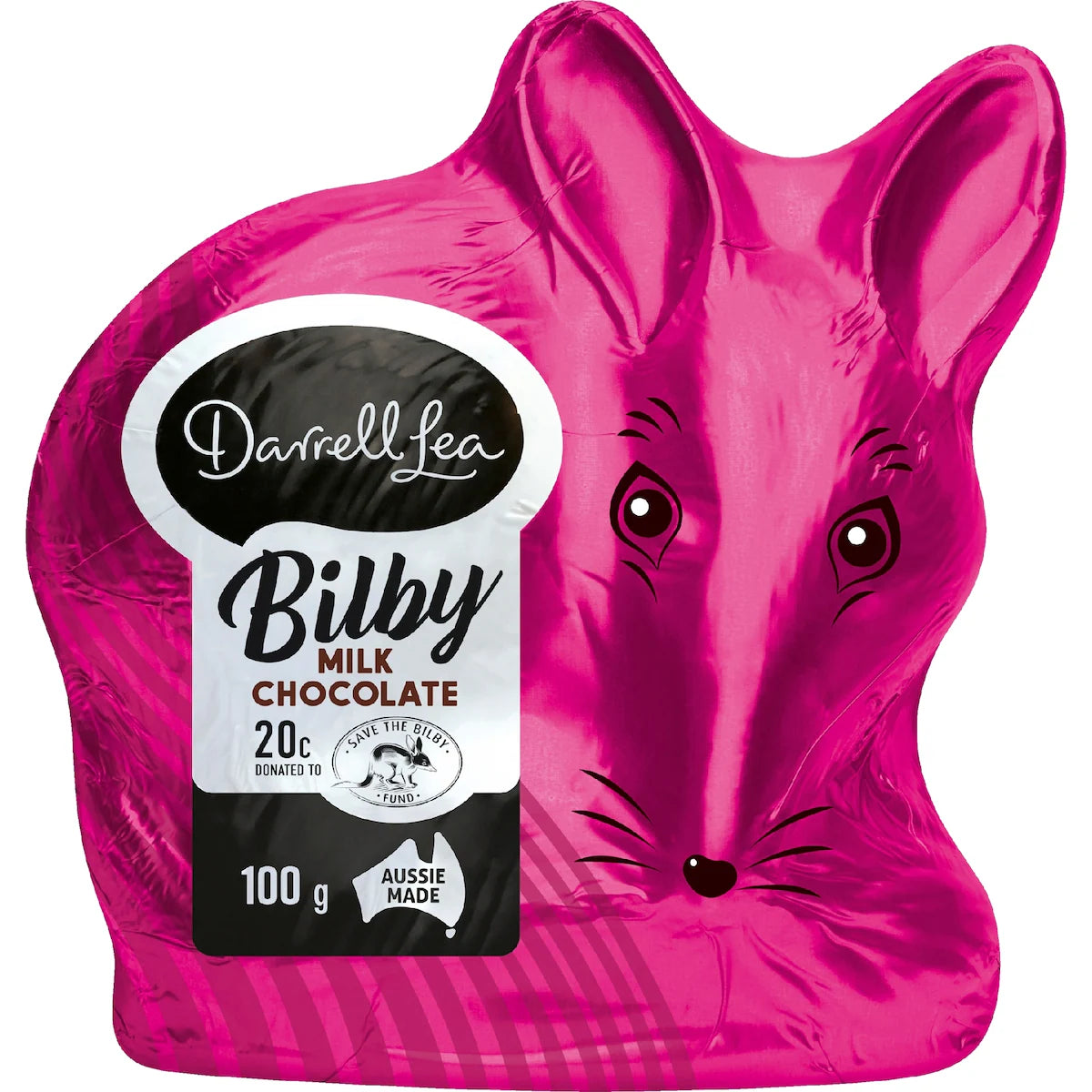 Darrell Lea Easter Bilby Milk Chocolate Egg | 100g