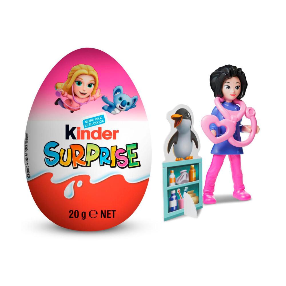 Kinder Surprise Chocolate Egg | Veterinary Toy Included | 20g