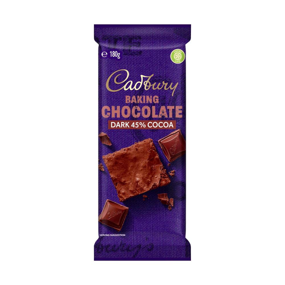 Cadbury Baking Chocolate Dark 45% Cocoa | 180g