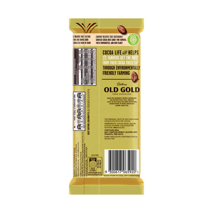 Cadbury Old Gold 70% Cocoa Dark Chocolate Block | 180g