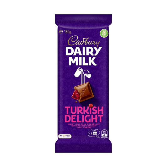 Cadbury Turkish Delight Chocolate Block | 180g