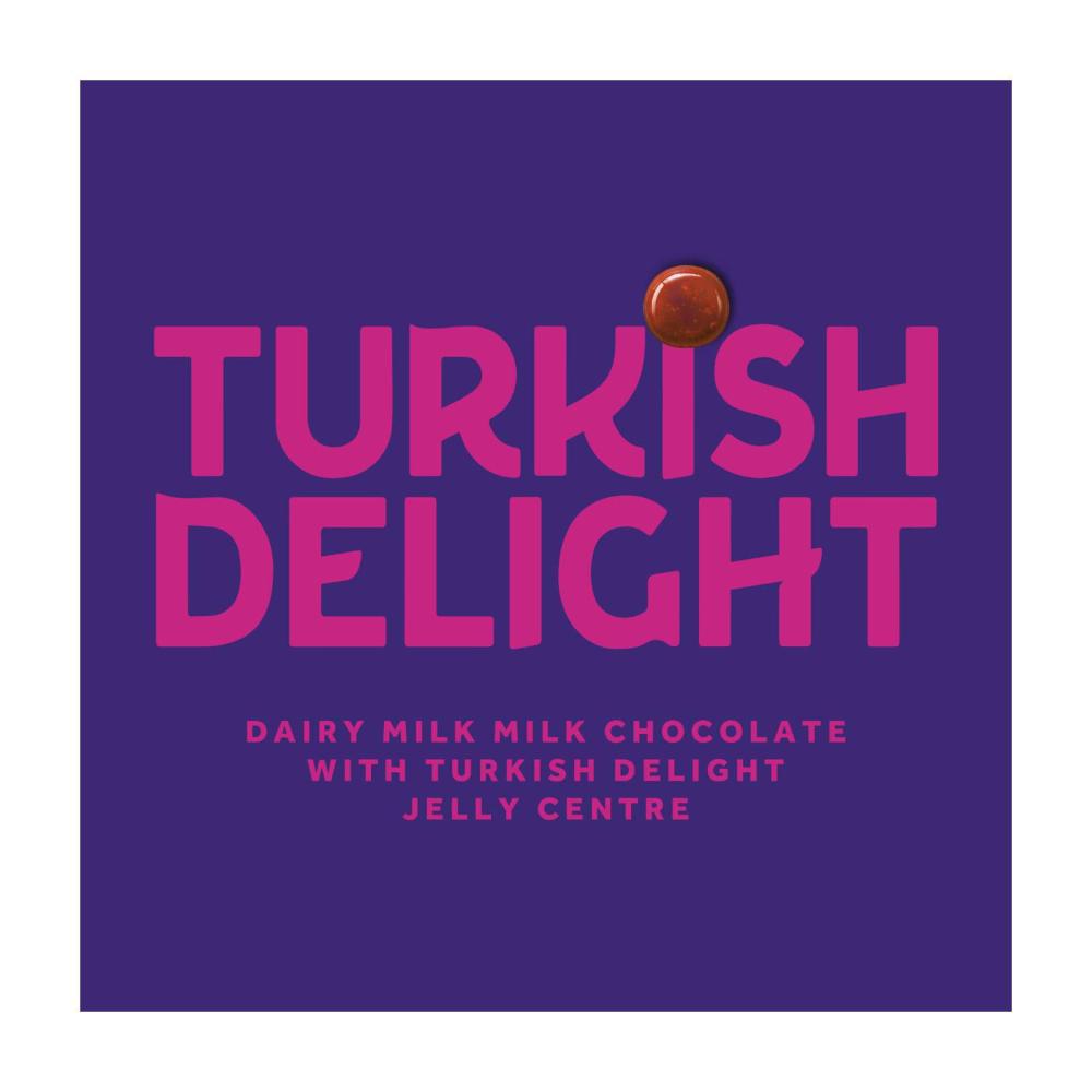 Cadbury Turkish Delight Chocolate Block | 180g