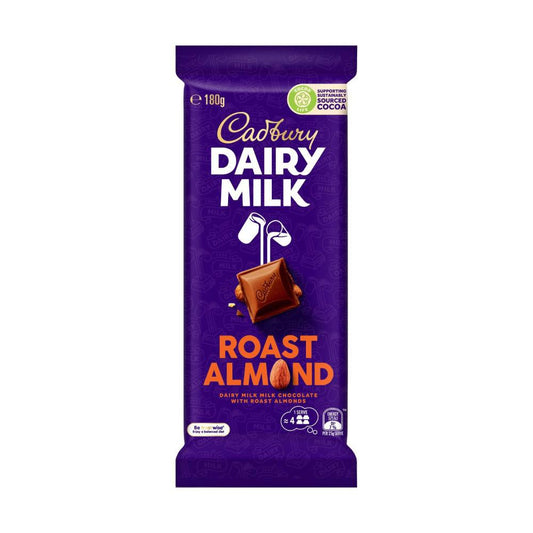 Cadbury Roast Almond Chocolate Block | 180g
