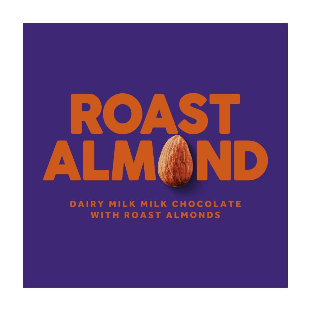 Cadbury Roast Almond Chocolate Block | 180g