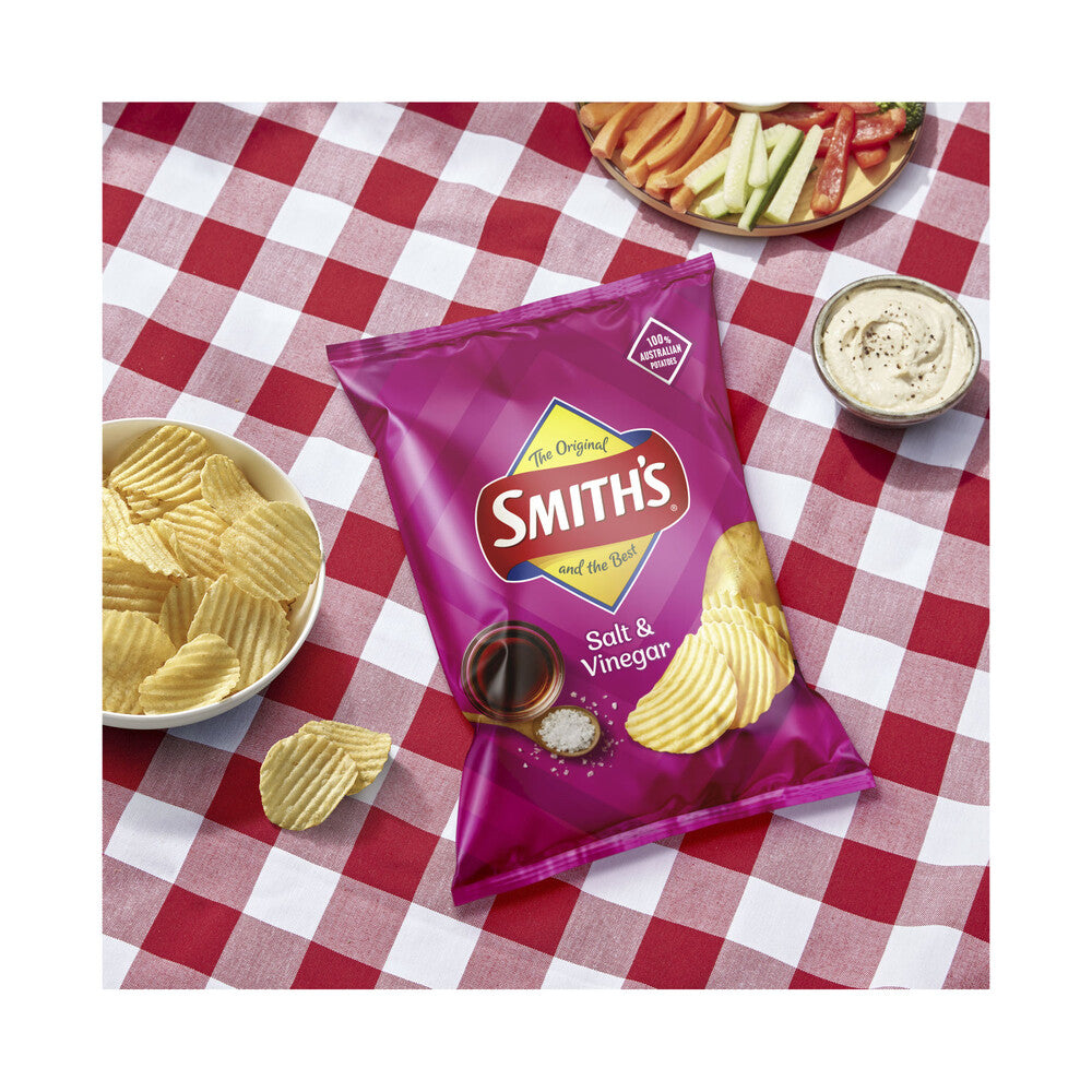 Smith's Crinkle Cut Salt & Vinegar Potato Chips | 170g