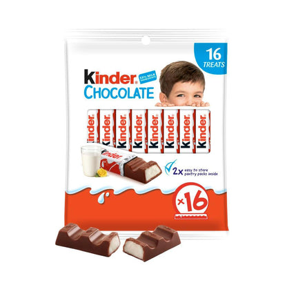 Kinder Chocolate | 16 Pack Share Bag | 200g