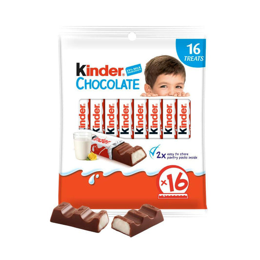 Kinder Chocolate | 16 Pack Share Bag | 200g