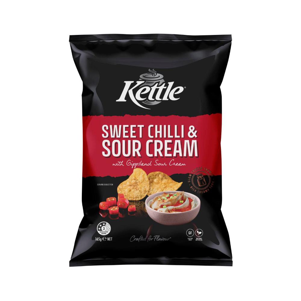 Kettle Sweet Chilli & Sour Cream Potato Chips | 165g
