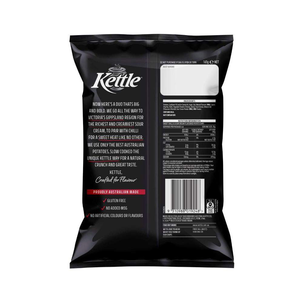 Kettle Sweet Chilli & Sour Cream Potato Chips | 165g