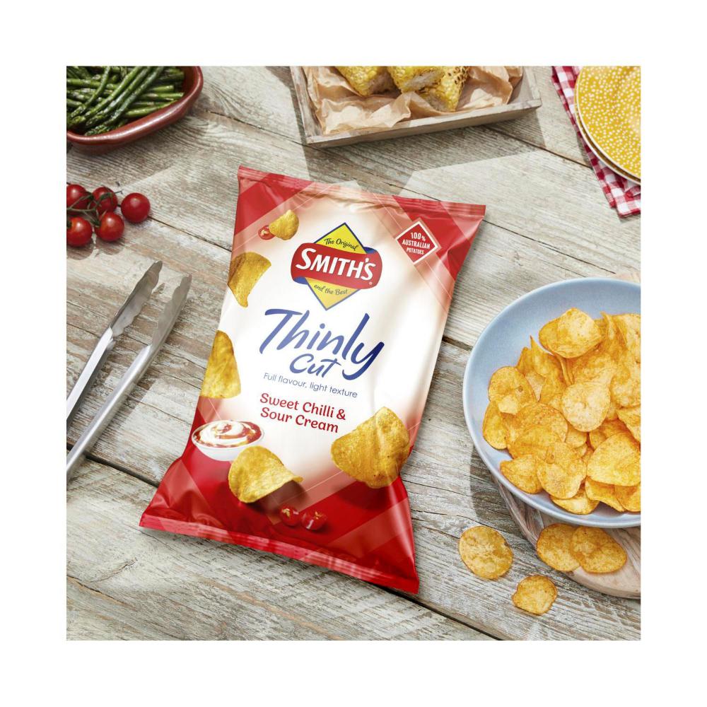 Smith's Thinly Cut Sweet Chilli & Sour Cream Chips Share Pack | 175g