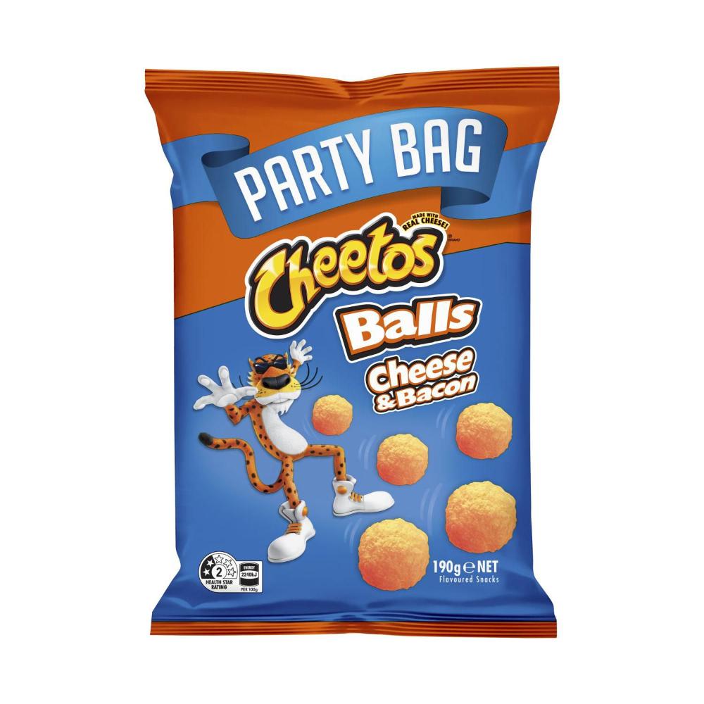 Cheetos Balls Cheese & Bacon Chips | 190g