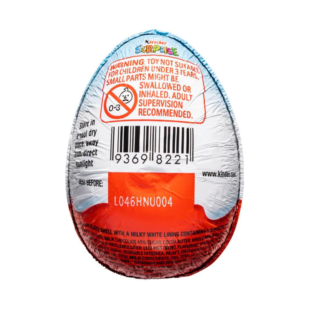 Chocolate Kinder Surprise Egg | Dragon Adventures Toy Included | 20g