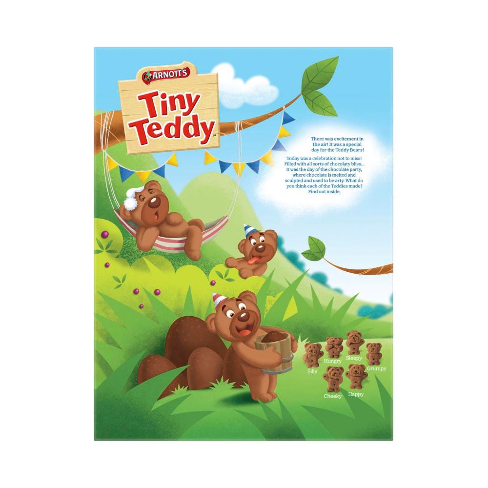 Arnott's Tiny Teddy Multipack Chocolate 8 Pack | 200g
