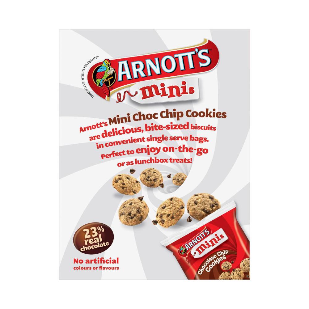 Arnott's Mini Choc Chip Cookies 7 Pack | 175g