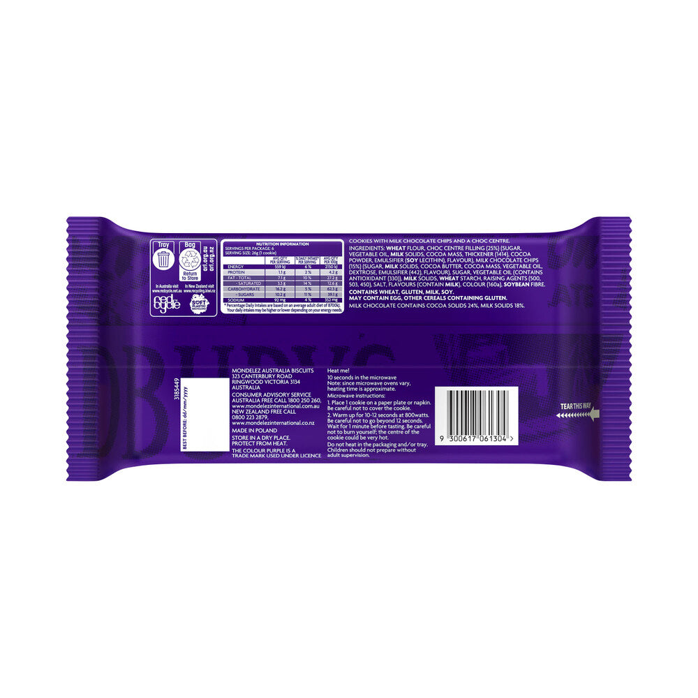 Cadbury Choc Centre Cookies | 156g