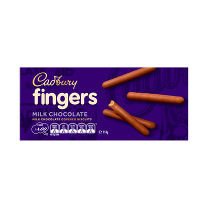 Cadbury Fingers Milk Chocolate Biscuits | 114g