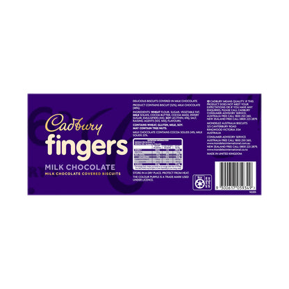 Cadbury Fingers Milk Chocolate Biscuits | 114g