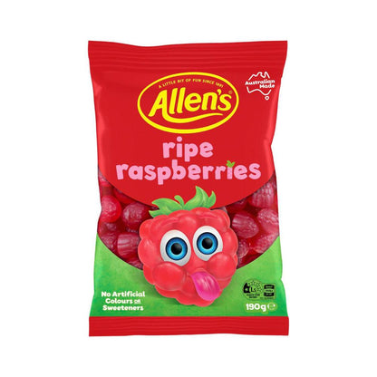 Allen's Ripe Raspberries Lolly Bag | 190g
