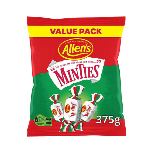 Allen's Minties – Mint Chews Value Bag (375g)