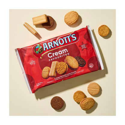 Arnott's Cream Favourites Biscuits | 5 Classic Varieties for Sharing | 500g