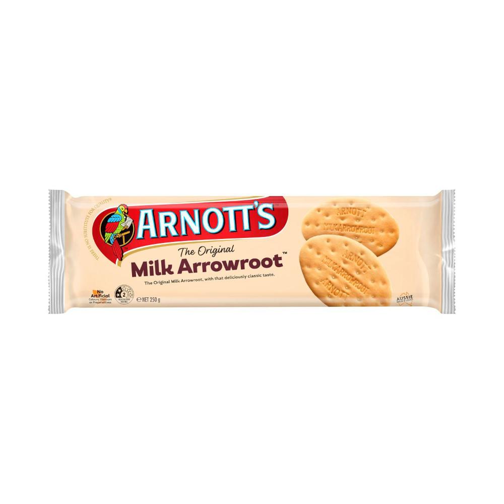 Arnott's Milk Arrowroot Biscuits | 250g – Australian Snacks
