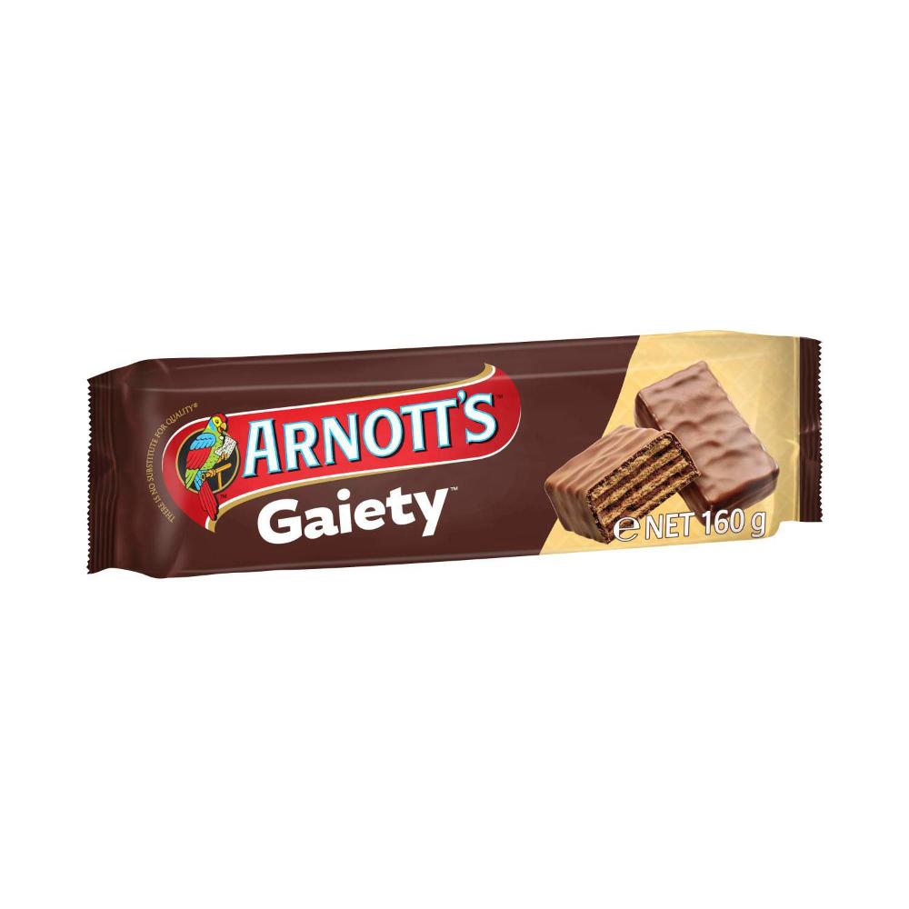 Arnott's Gaiety Hazelnut & Chocolate Biscuits | 160g