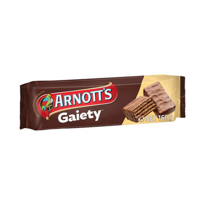 Arnott's Gaiety Hazelnut & Chocolate Biscuits | 160g