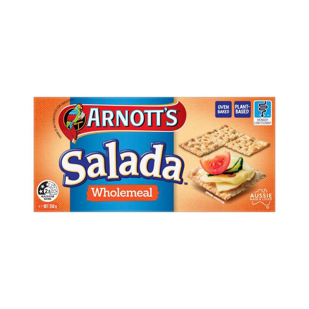 Arnott's Salada Wholemeal Crispbread | 250g