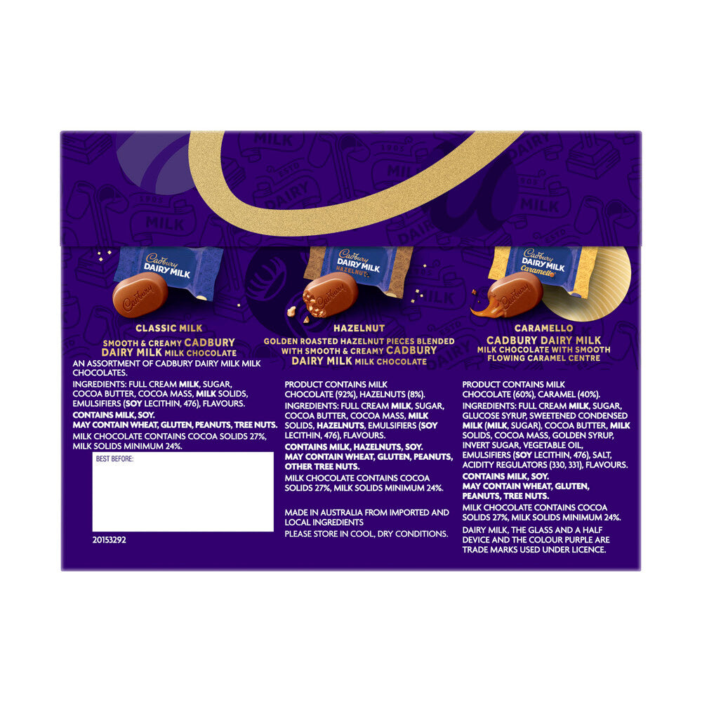 Cadbury Dairy Milk Chocolate Gift Box With 3 Flavors | 200g