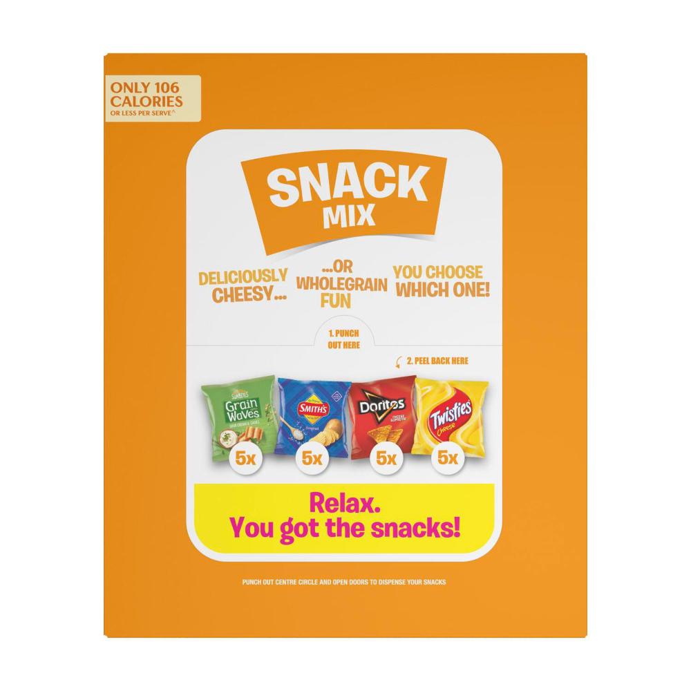 Smiths Snack Mix Chip Variety Multipack 20 Pack | 395g
